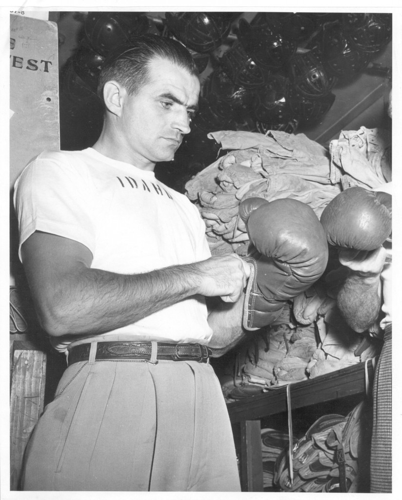 Ex-Idaho coach Frank Young took the job in 1948 and coached  boxers like Herb Carlson, Frank Echevarria and Laune Erickson during his tenure. Courtesy | UI