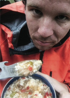 Cy Whitling | Rawr  While adventuring in the mountains, sporks are a handy tool. In fact, everything should be eaten with a spork. This combination utensil has many uses.