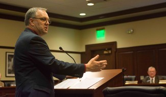 George Wood Jr. | Argonaut Chairman of the State Affairs Committee Rep. Joe Palmer, R-Meridian, proposes to introduce a bill that would request the Dept. Of Homeland Security to grant Idaho an extension of the amount of time Idaho ID's can be accepted by federal agencies. Currently, Idaho ID's are not up to federal standards.