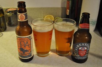 Silas Whitley | Crumbs Odell IPA and Firestone Walker Union Jack IPA display the versatility of hop use in beer. Two similar, excellent choices for IPA enthusiasts.