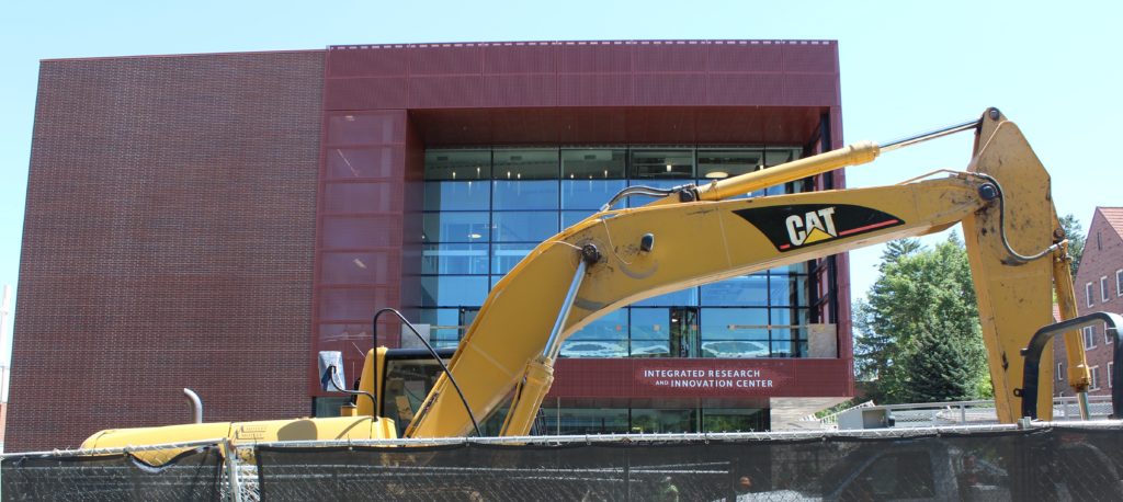 Carly Scott | Argonaut The Integrated Research and Innovation Center (IRIC) first underwent construction two years ago. It’s slated to be completed November of this year, in accordance with the two-year time span alotted for construction.