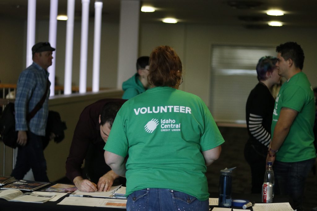 Volunteers during the Lionel Hampton Jazz Festival.
Saydee Brass | Argonaut 