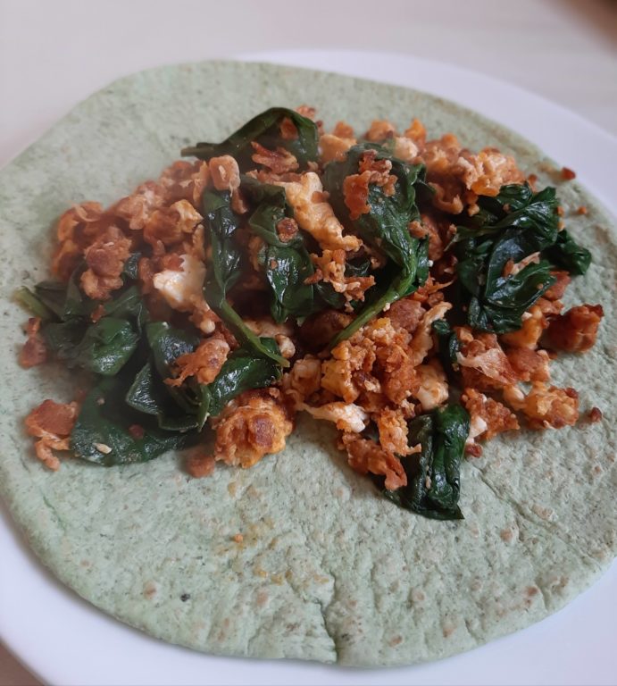 Crumbs - breakfast burrito