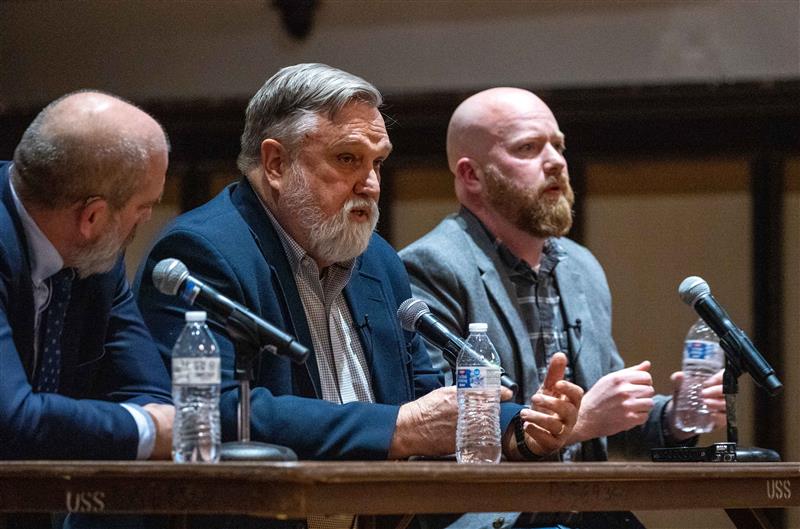 Local religious leader Douglas Wilson delivered prayer at the Pentagon 
