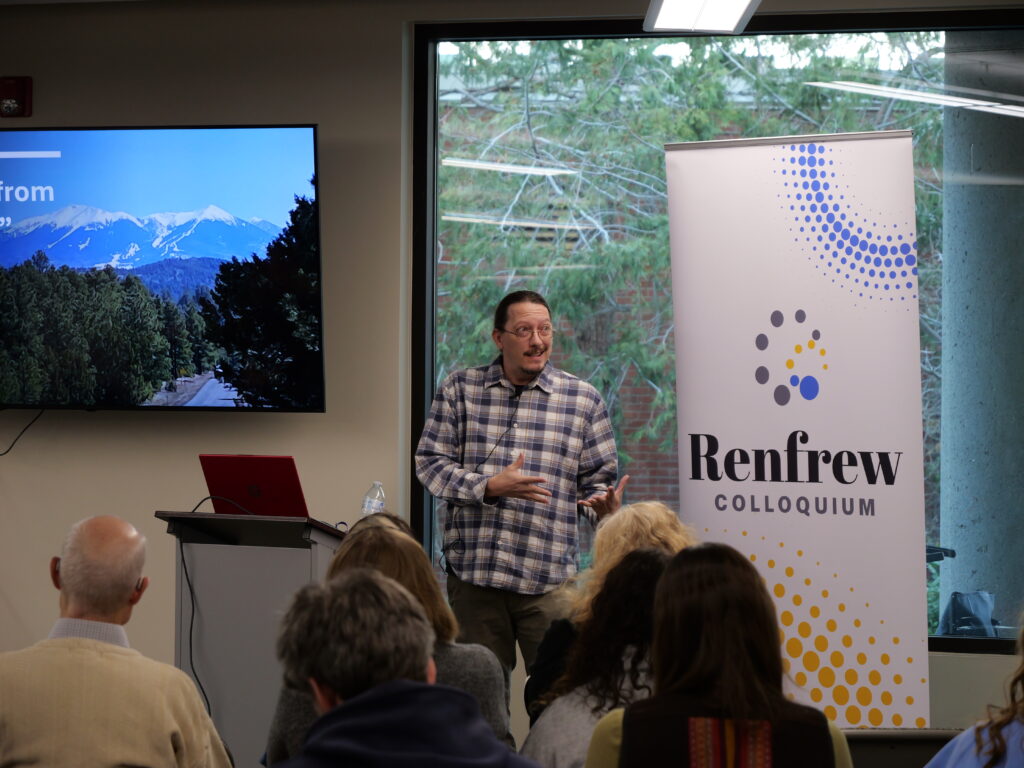 Colloquium speaker on the legislative battle over sacred native land in north Arizona